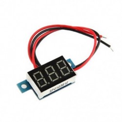 LED Mini Voltmeter digitális feszültség kijelző panel-mérő 3-30 V DC BT J8Q5