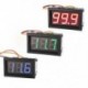 Kék - DC 3 vezetékes LED digitális kijelző panel voltmérő feszültség voltmérő autó motor E4Y7