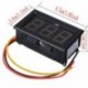 Kék - DC 3 vezetékes LED digitális kijelző panel voltmérő feszültség voltmérő autó motor E4Y7
