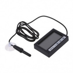 LCD beltéri kültéri digitális hőmérő óra, két érzékelővel, C C9H8