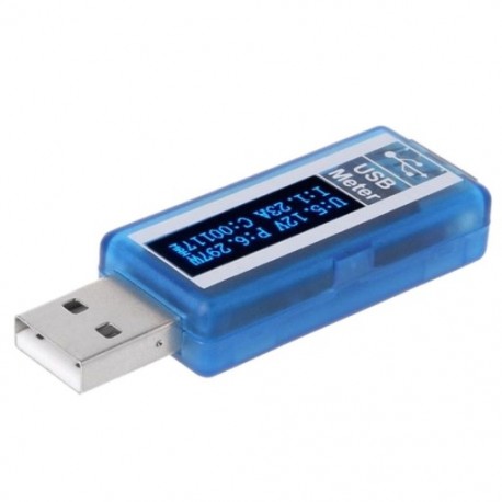 1X (Usb Oled Tester Voltmérő Ampermérő Teljesítménykapacitás Meter Feszültség Curr S2F0