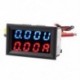 1X (DC 0-100V 20A kék piros LED 4,8 cm-es digitális panel voltmérő ampermérő feszültség I7P8
