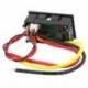 1X (DC 0-100V 20A kék piros LED 4,8 cm-es digitális panel voltmérő ampermérő feszültség I7P8