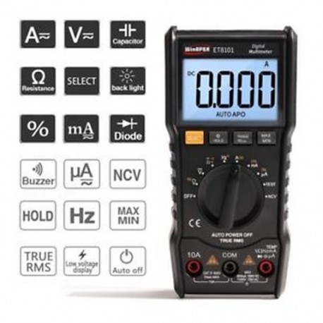 WINAPEX digitális multiméter teszter 3 5/6 1000 V 10A AC DC 6000 True RMS számjegy H0I4