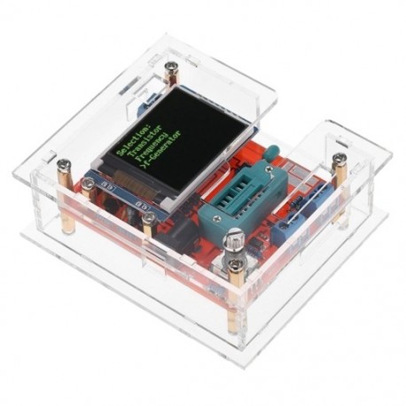 6X (GM328 multifunkcionális LCD tranzisztor tesztelő DIY készlet dióda kapacitása Vo Q6E4