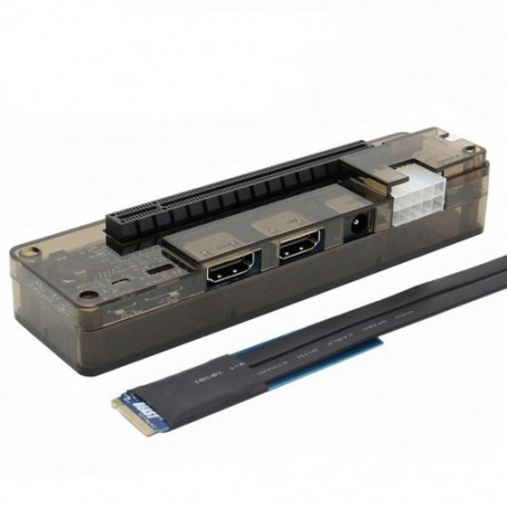 2X (PCI-E laptop külső, független EXP GDC kártya dokkoló / PCIe noteszgép dokkoló R2Z3