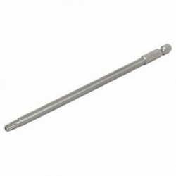 1/4 hüvelykes Hex szár 4 mm-es tipp T25 Torx biztonsági csavarhúzó bit, szürke Q5A5