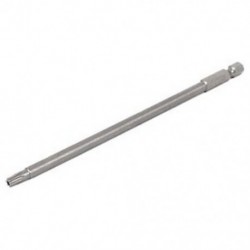 1/4 hüvelykes Hex szár 4 mm-es tipp T25 Torx biztonsági csavarhúzó bit, szürke PF V6Z9 A2O1