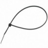 50x nylon önzáró hálózati kábel Zip Nyakkendők hevederek 3x250mm Blac S9A1