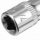 2 db 1/4 hüvelykes meghajtó T15 Torx bit aljzat, S2 acél A8W8