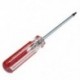 1X (T10 3 mm-es mágneses tipp műanyag markolatú Torx biztonsági csavarhúzó, tiszta, piros D5L3)