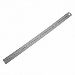 1X (rozsdamentes acélból készült 16 hüvelykes egyenes vonalzó mérőkészlet metrikus 40cm V9K6)