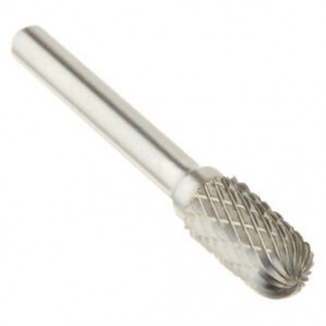 1X (10 mm x 20 mm kettős vágású hengerfejű volfrám-keményfém forgófájl B8L9)