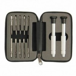 6X (PENGGONG 10in1 MIni csavarhúzó készlet hatszögletű réselt Phillips króm Vana C8W4
