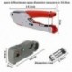 6X (22 db univerzális kompressziós szerszámkészlet Stripper F Bnc Rg6 csatlakozókábel P4L1
