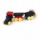1/12 Babaház miniatűr fahordók és vonatjáték-készlet I9O1 B5P1