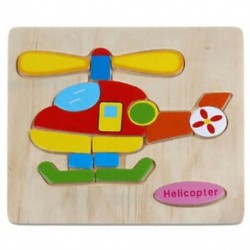 Fa rejtvények oktatási fejlesztésű gyermekkori edző játékok (Helicop F4J8