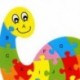 2X (Ábécé Puzzle 3D Fa Gyerek oktatási játékok Állatok Dinoszaurusz játék Gif C7T2