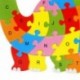 2X (Ábécé Puzzle 3D Fa Gyerek oktatási játékok Állatok Dinoszaurusz játék Gif C7T2
