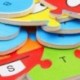 2X (Ábécé Puzzle 3D Fa Gyerek oktatási játékok Állatok Dinoszaurusz játék Gif C7T2