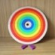 14 db / Set színes fadarabok játékok gyerekeknek Kreatív Rainbow Assembly U1N1