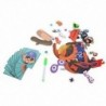 3X (MWZ mágneses szórakoztató puzzle gyerekeknek fa puzzle-doboz dobozos játékok ca T4H6
