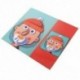 3X (MWZ mágneses szórakoztató puzzle gyerekeknek fa puzzle-doboz dobozos játékok ca T4H6