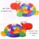 5X (Fa blokkok kirakós csiga levél és számok rejtvények puzzle óvodai L8U5