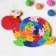 5X (Fa blokkok kirakós csiga levél és számok rejtvények puzzle óvodai L8U5