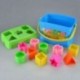 3X (JOLLYBABY megvilágosodás műanyag építőelemek alakja megfelelő gyermek U2W4