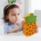 4X (Fa fűzős, nagy ananász játék, menetfűző Montessori, Early DeveU9F8