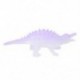 8 éjszakai fény, szürke színű, dinoszaurusz figura gyermekjáték ajándék gyerek E8T1 W6P1