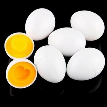 BT készlet 6 puzzle-tojás alakú baba mérkőzés intelligens tanulási konyhai játék