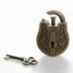 Szüreti fém öntött God Lock Key Puzzle játék Iq &amp  Eq Mind Brain Teaser Leves Játék X9X2