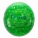 Zöld az alma alakú 3D-s kristály puzzle szobor újdonság ajándéka Q3P7 Q3I3