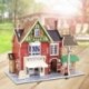 3X (3D-s fa kézzel készített DIY sztereo kirakós játék puzzle táblák gyerekeknek F5V5 puzzle játék