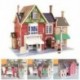 3X (3D-s fa kézzel készített DIY sztereo kirakós játék puzzle táblák gyerekeknek F5V5 puzzle játék