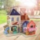 5X (3D-s fa kézzel készített DIY sztereo kirakós játék puzzle táblák gyerekeknek D9L3 puzzle játék