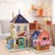 5X (3D-s fa kézzel készített DIY sztereo kirakós játék puzzle táblák gyerekeknek D9L3 puzzle játék