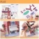 5X (3D-s fa kézzel készített DIY sztereo kirakós játék puzzle táblák gyerekeknek D9L3 puzzle játék