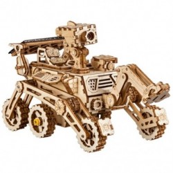 4X (Robotime lakberendezési figura, diy, fa miniatűr, kíváncsiság, Rover Solar R9P9