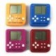 5X (hordozható Tetris játékkonzol medál kulcstartó LCD kézi játéklejátszók Q6M5