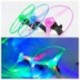 Világításhoz forgó top villogó repülő csészealj LED műanyag gyerekeknek UFO spin játék X2G5