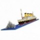 2X (1860 db 3D-s puzzle építőblokk oktatási játékok Hajómodellek Gyerekek X1Q9