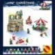 JJRC1003 Christmas Village Mikulás fa ló vicces építőelemek F R1O9