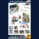 JJRC1003 Christmas Village Mikulás fa ló vicces építőelemek F X1F4