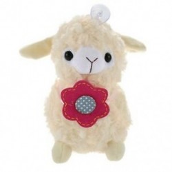 fehér - 1X (Alpaka-bárány plüss játékkrém Arpakasso Llama Doll-kitömött állat T2J6)