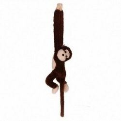 Aranyos Screech gibbon majom Plüss baba játék hangos gyermekeknek karácsonyi ajándék Z4B L8M4