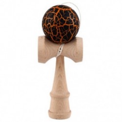 Crack Paint Kendama Ball oktatójátékok gyerekeknek-fekete I7F7 D8W1