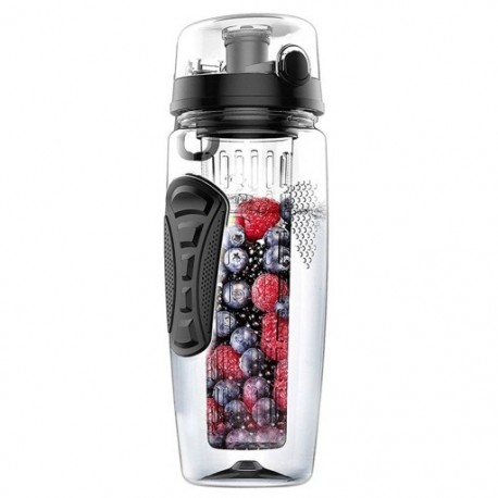 1000ml / 32oz gyümölcs infúziós infúziós vizes palack műanyag Sport Detox Health A7D3